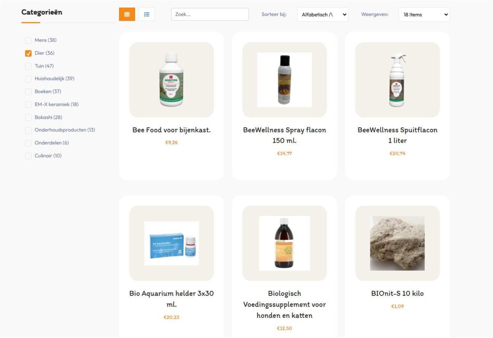 Webshop voor EM-store.eu