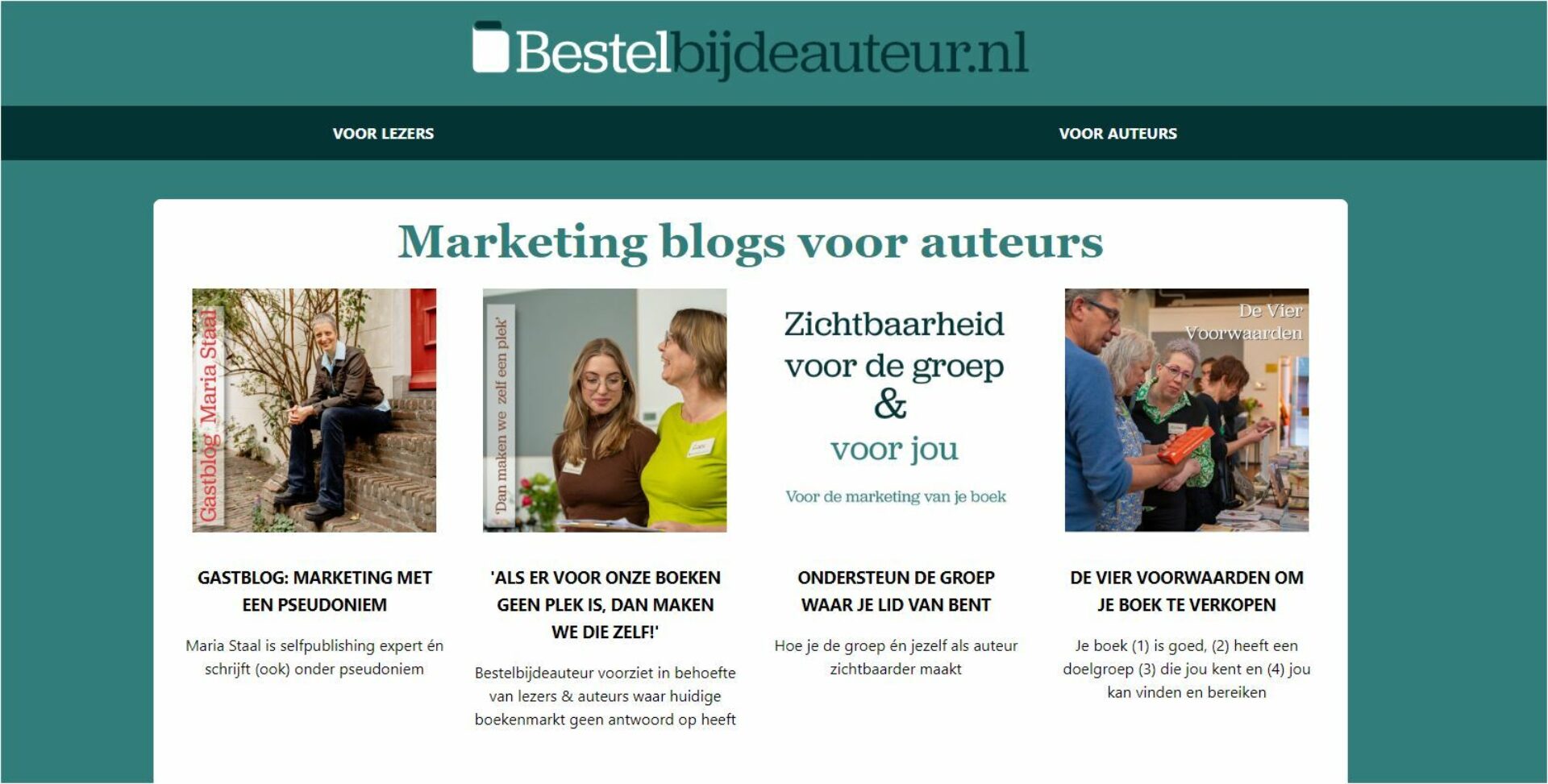 Een boek bestellen met een feestje