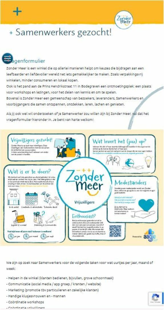 Een winkel zonder verpakkingen